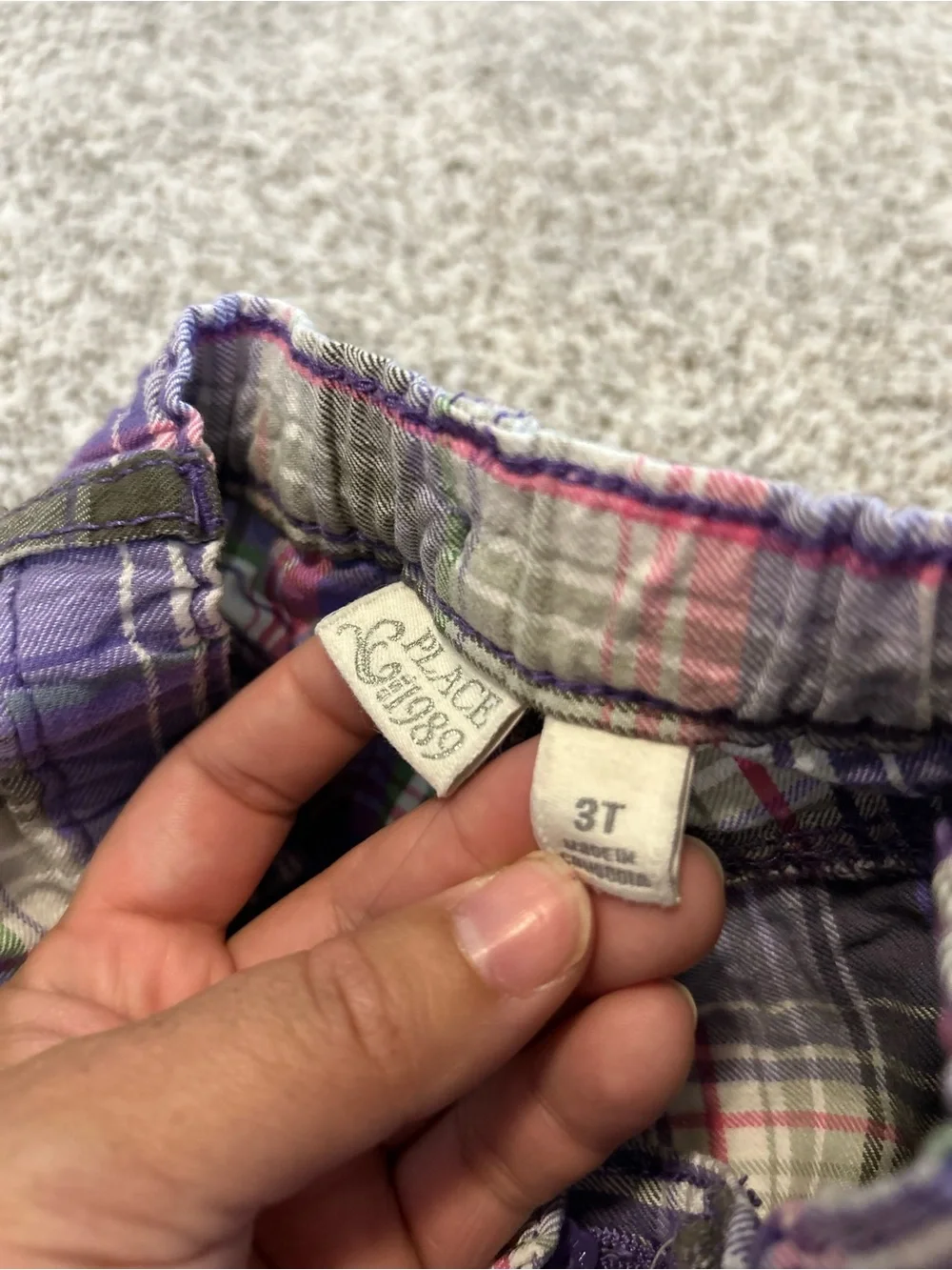 Early 2000s Plaid Shorts 3T